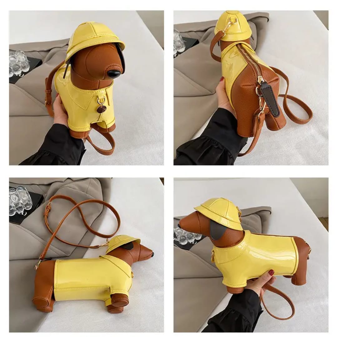 Safari Explorer Dachshund Crossbody Bag
