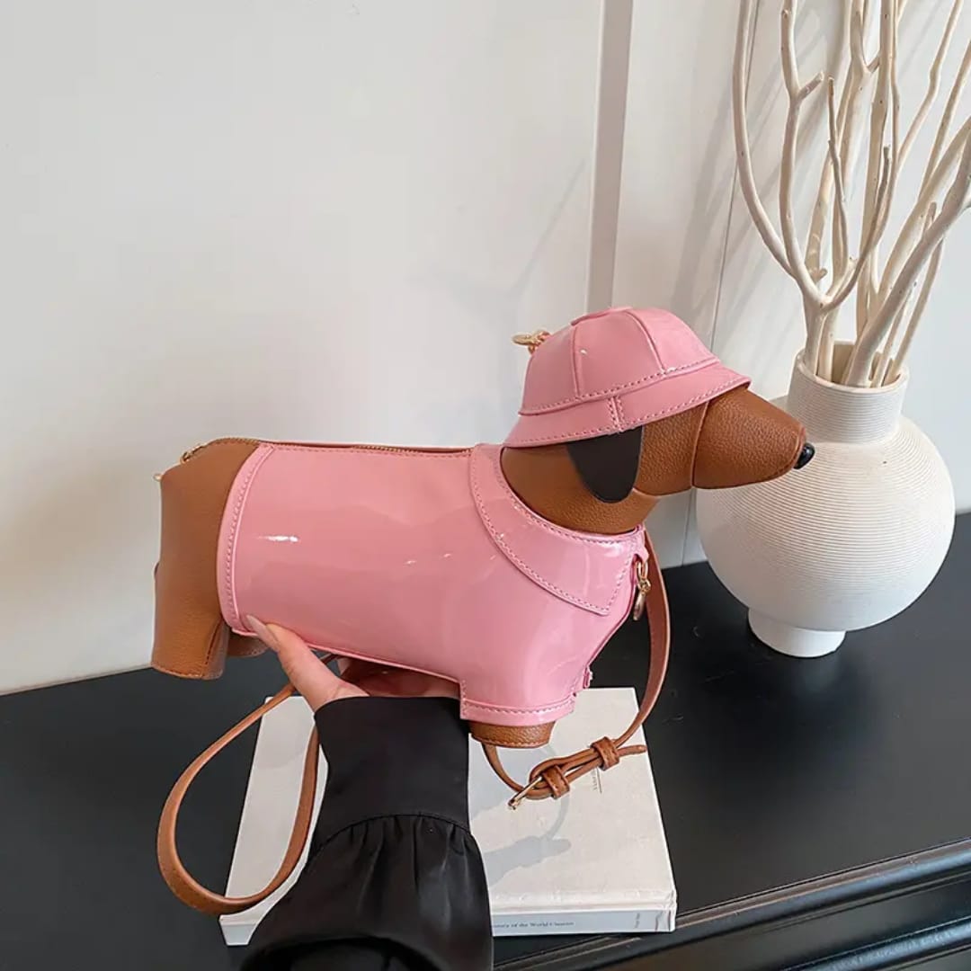Safari Explorer Dachshund Crossbody Bag