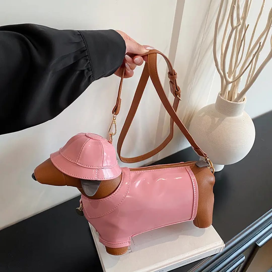 Safari Explorer Dachshund Crossbody Bag
