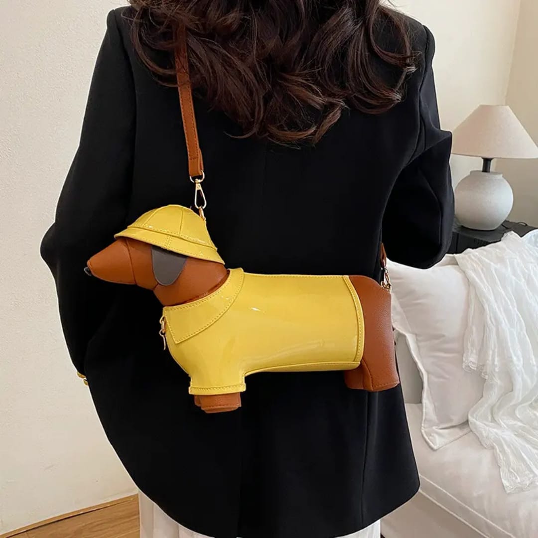 Safari Explorer Dachshund Crossbody Bag