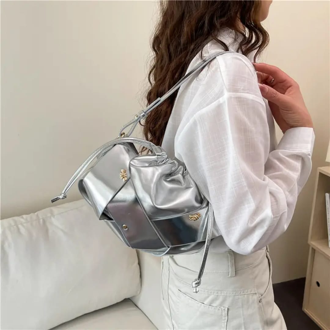 Elegant Women’s  Drawstring Shoulder Bag