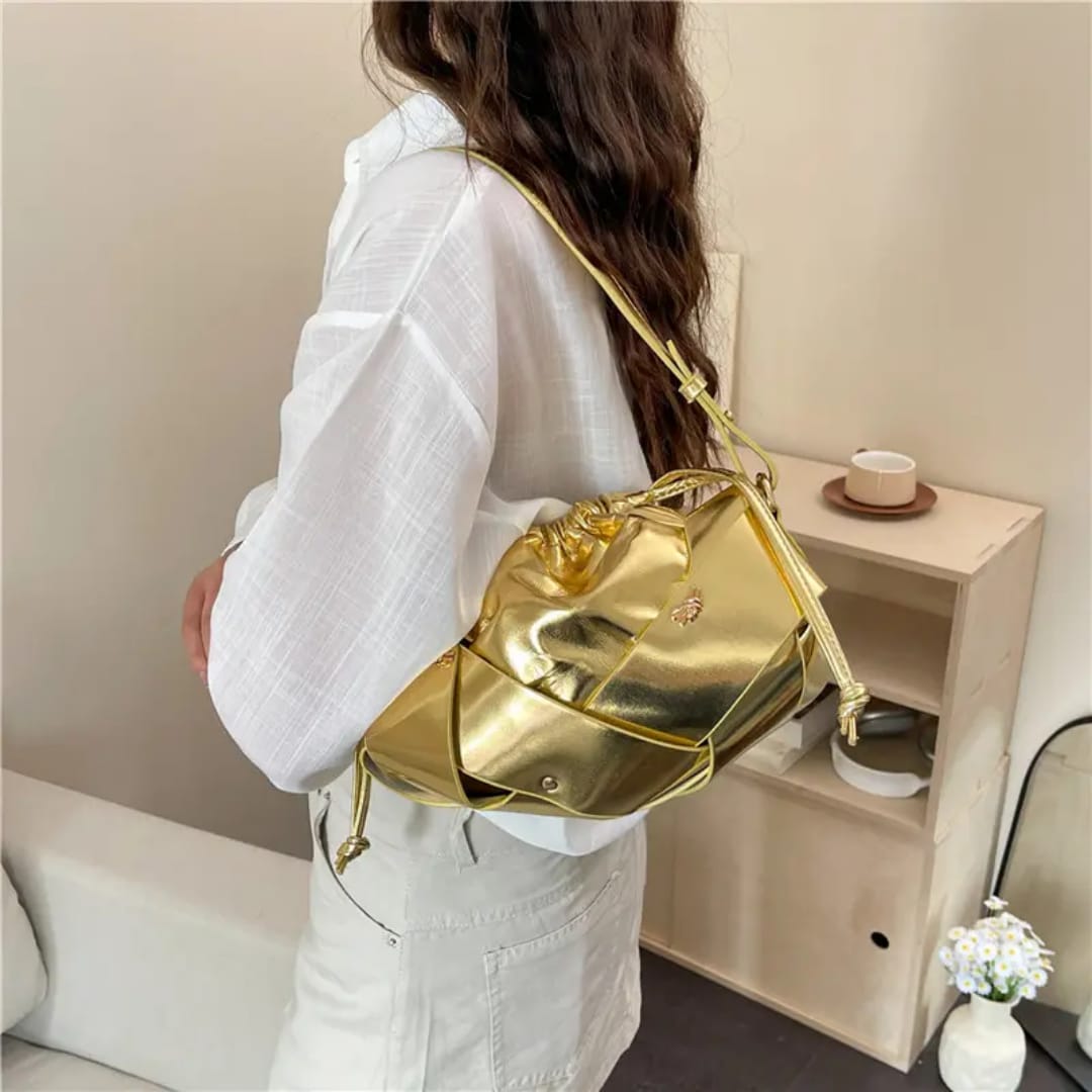 Elegant Women’s  Drawstring Shoulder Bag