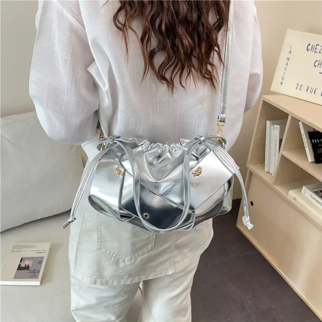 Elegant Women’s  Drawstring Shoulder Bag