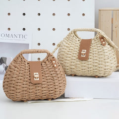 Straw Shoulder Bag