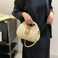 Straw Shoulder Bag