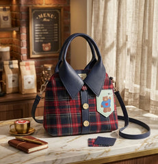 Shirt-Style Crossbody Bag