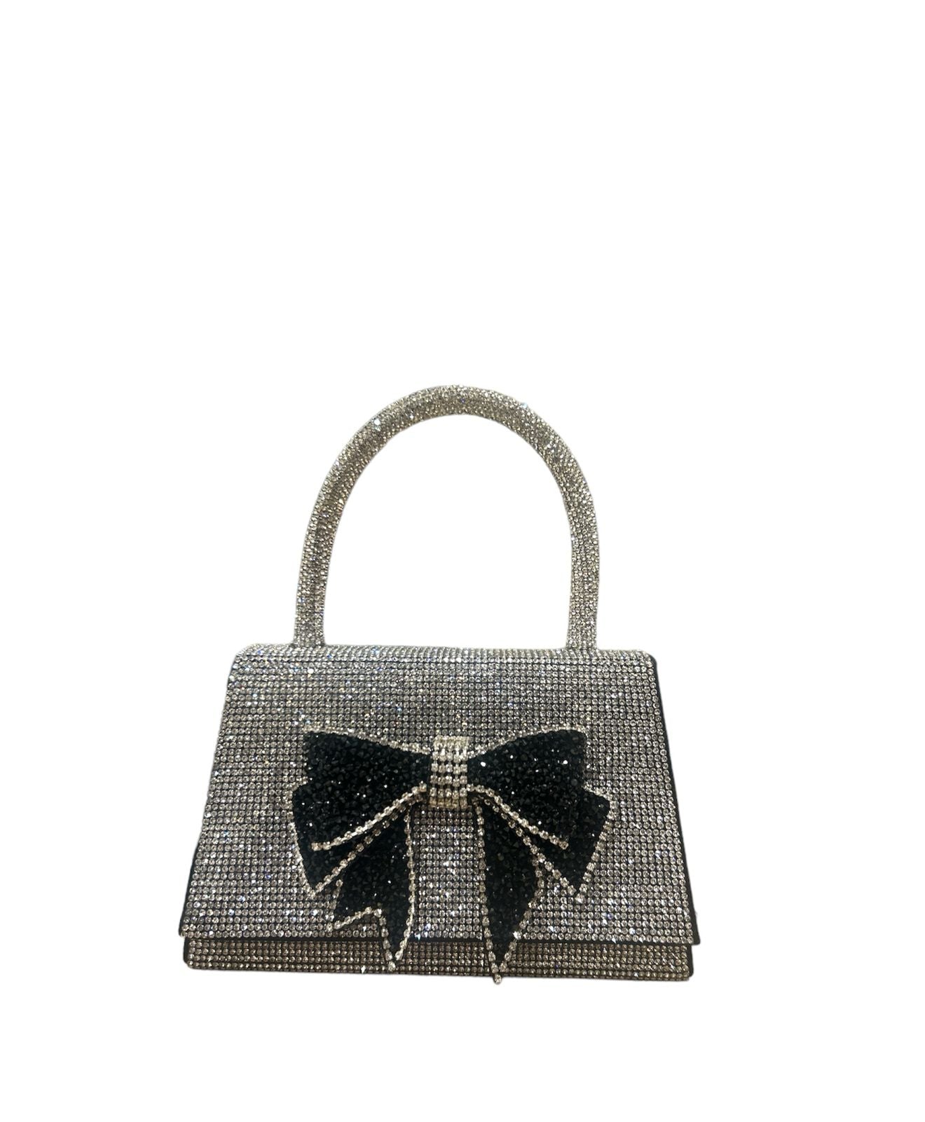 Full Rhinestone Bow Bag