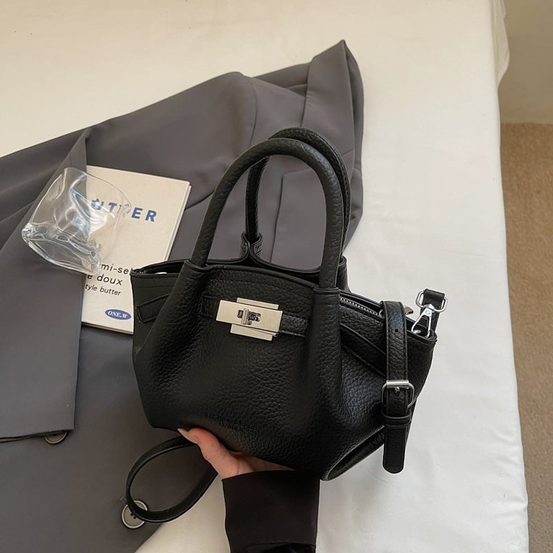 Elegant Women's Handbag with Cute Bunny Charm Bag