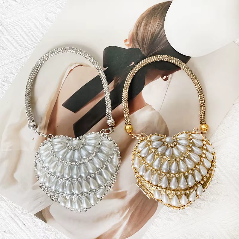 Amore Crystal Tassel Evening Mini Sling bag