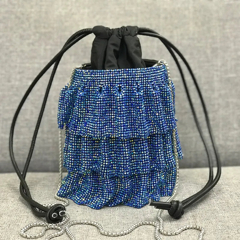 Bucket Bags Rhinestone Skirt Bags