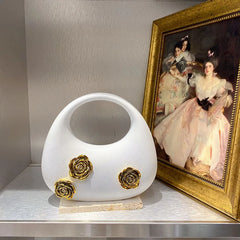 Elegant Rose Evening Bag