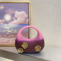 Elegant Rose Evening Bag