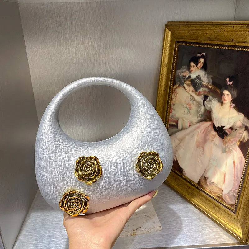 Elegant Rose Evening Bag