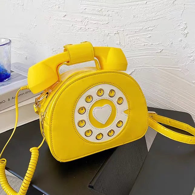 Telephone Shaped Crossbody Sling Bag