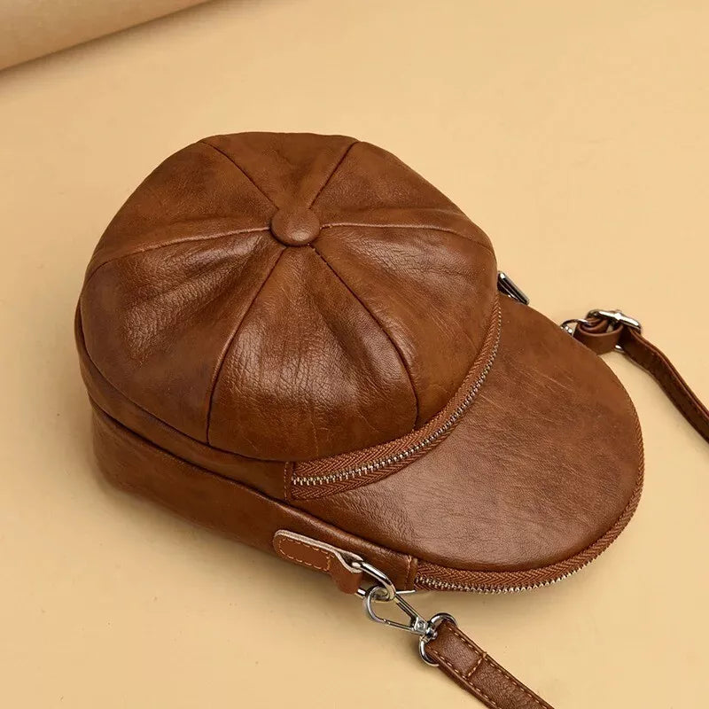 PU Leather Hat Shaped bag